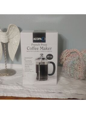 Acopa 20oz French Press Coffee Maker